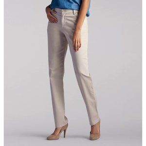 Women's Relaxed Fit Straight Leg Pants 12 LONG